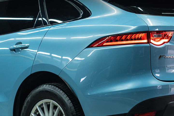 MC Films Frozen Blue Car Wrap Vinyl Jaguar F Pace